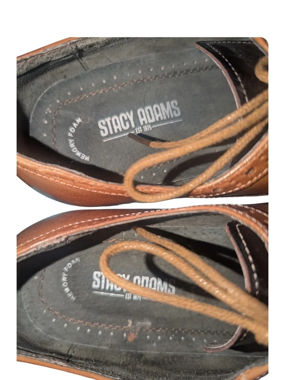 Adams Two-Tone Brown Brogue Oxfords